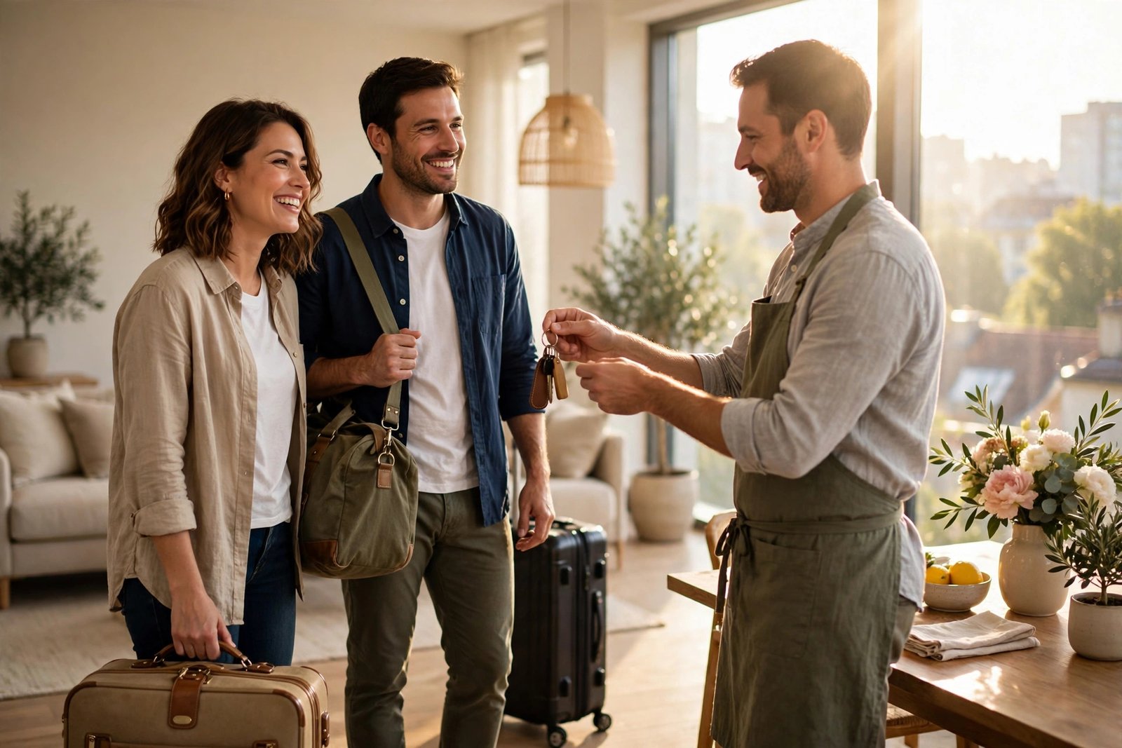 Guests welcomed at check-in